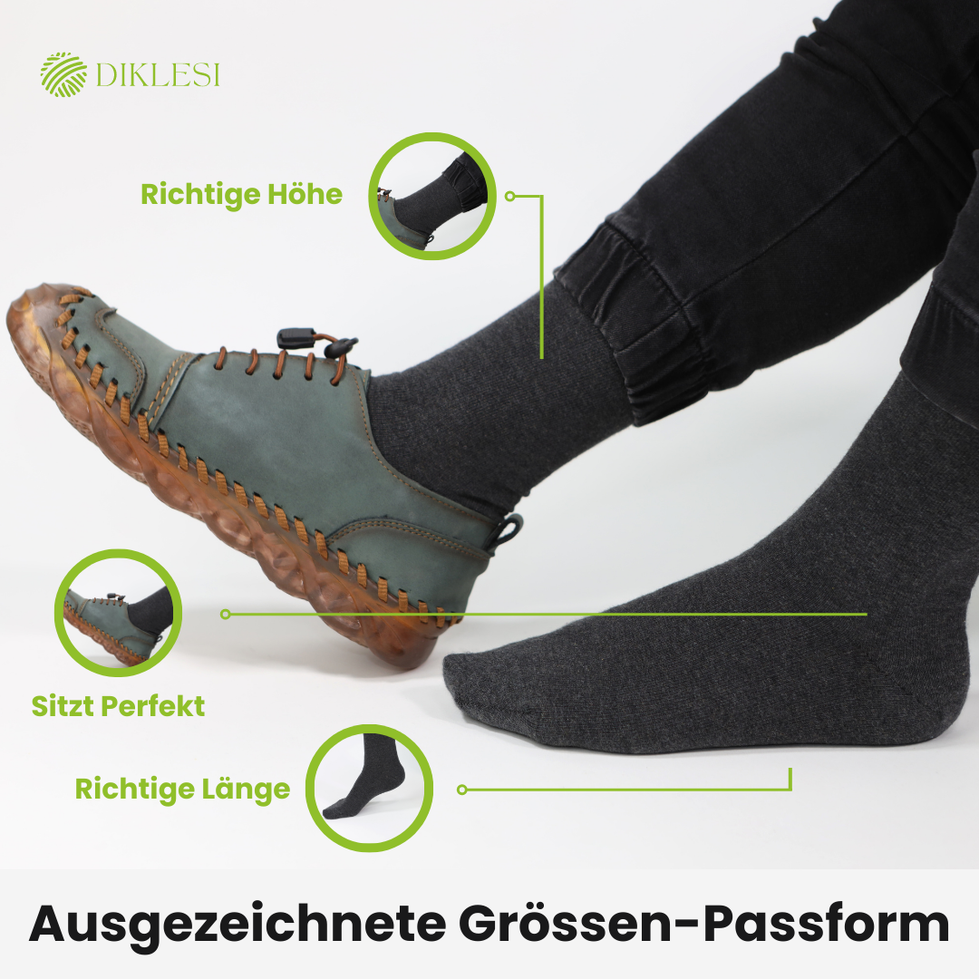 Schwarze Business Socken - 10er Paar