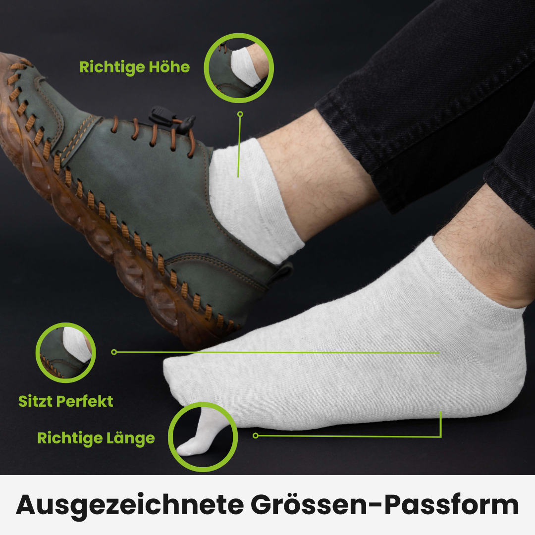 Weiße Sneaker Socken - 10er Paar