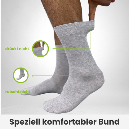 Weiße Business Socken - 10er Paar