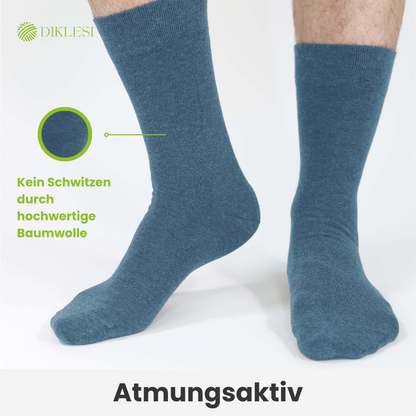 Jeans-Farbige Business Socken - 10er Paar