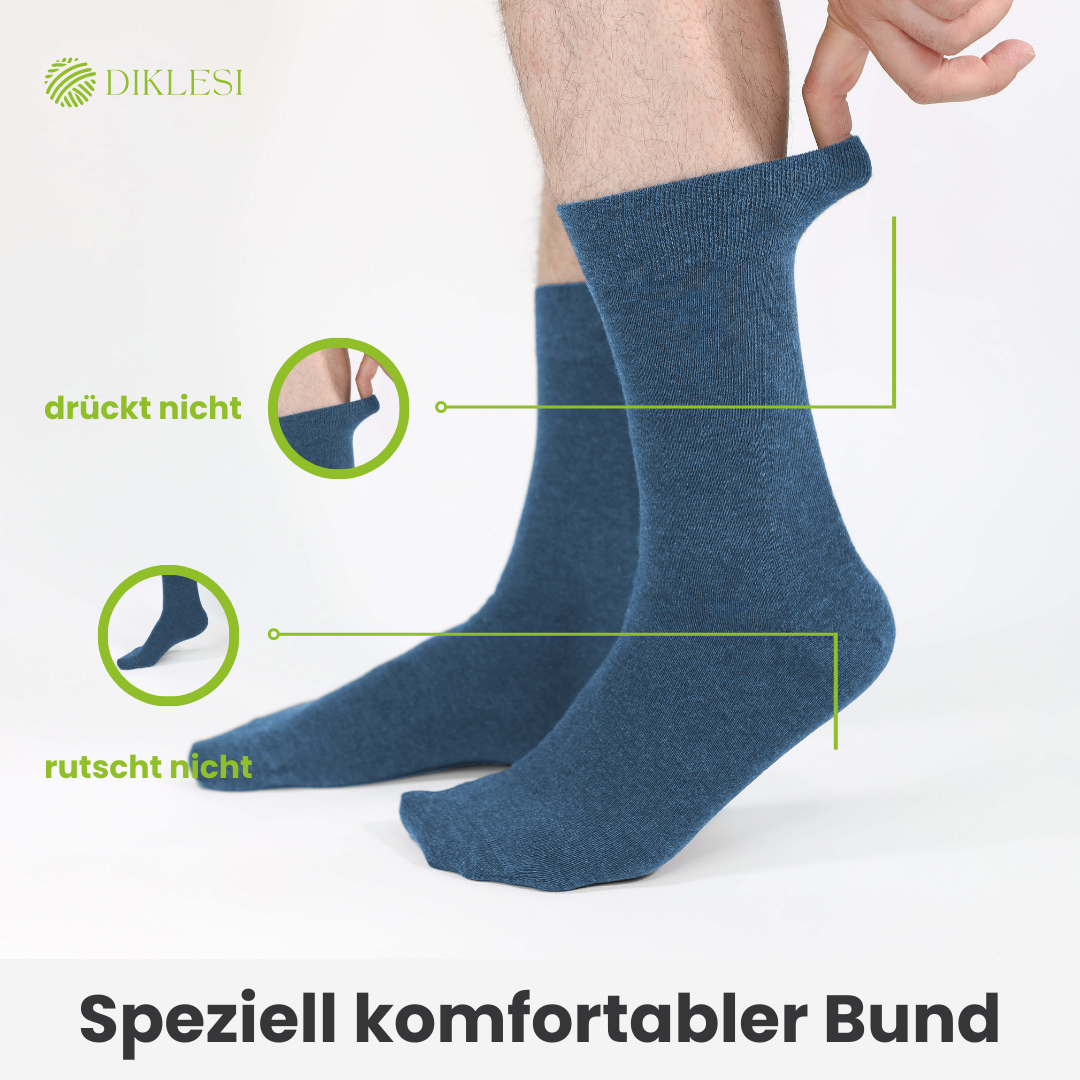 Jeans-Farbige Business Socken - 10er Paar