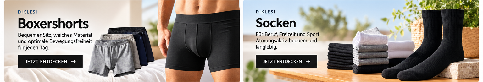 DIKLESI Boxershorts und Socken